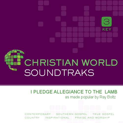 I Pledge Allegiance To The Lamb B/Trax CD - Ray Boltz